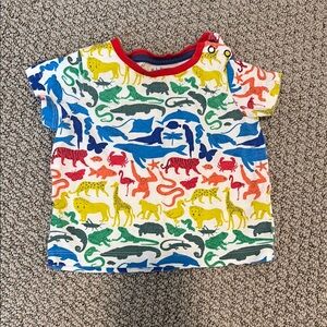 Baby Boden Rainbow Safari T shirt 6-9 months
